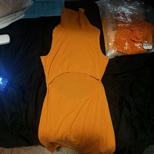 Orange dress